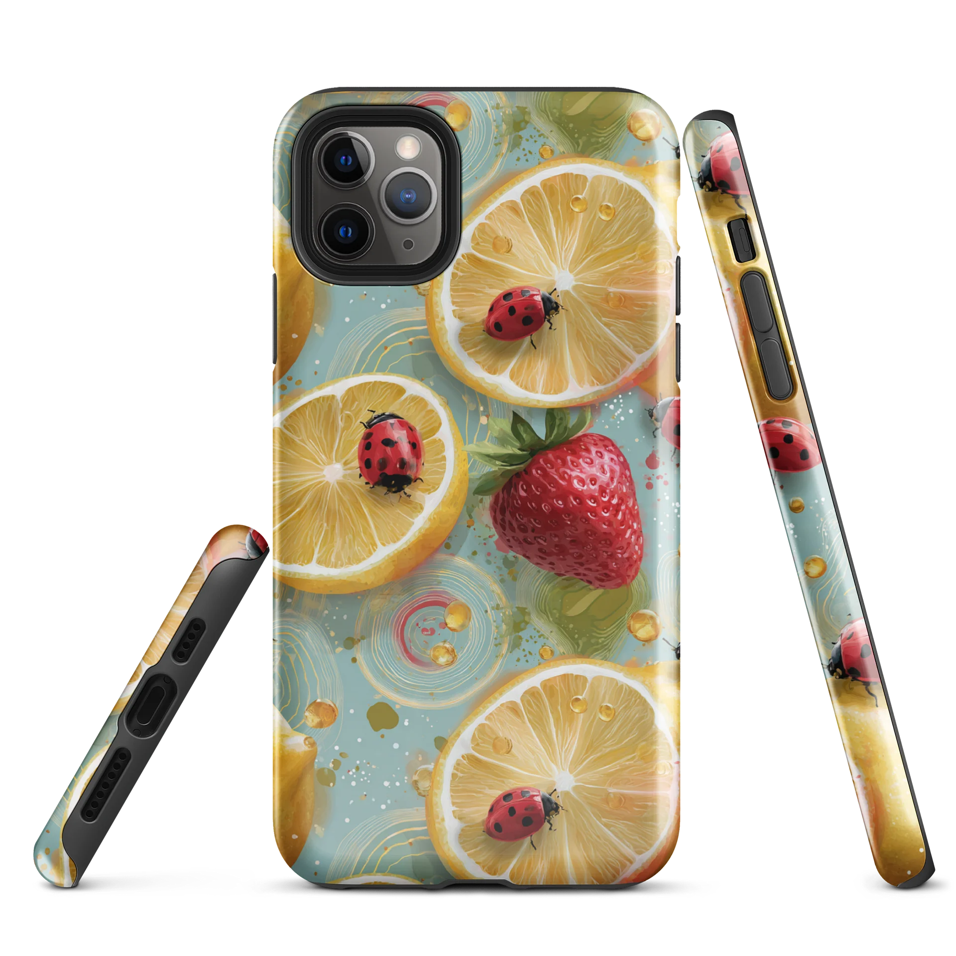 Lemon Ladybug Delight iPhone® Tough Case product image (2)