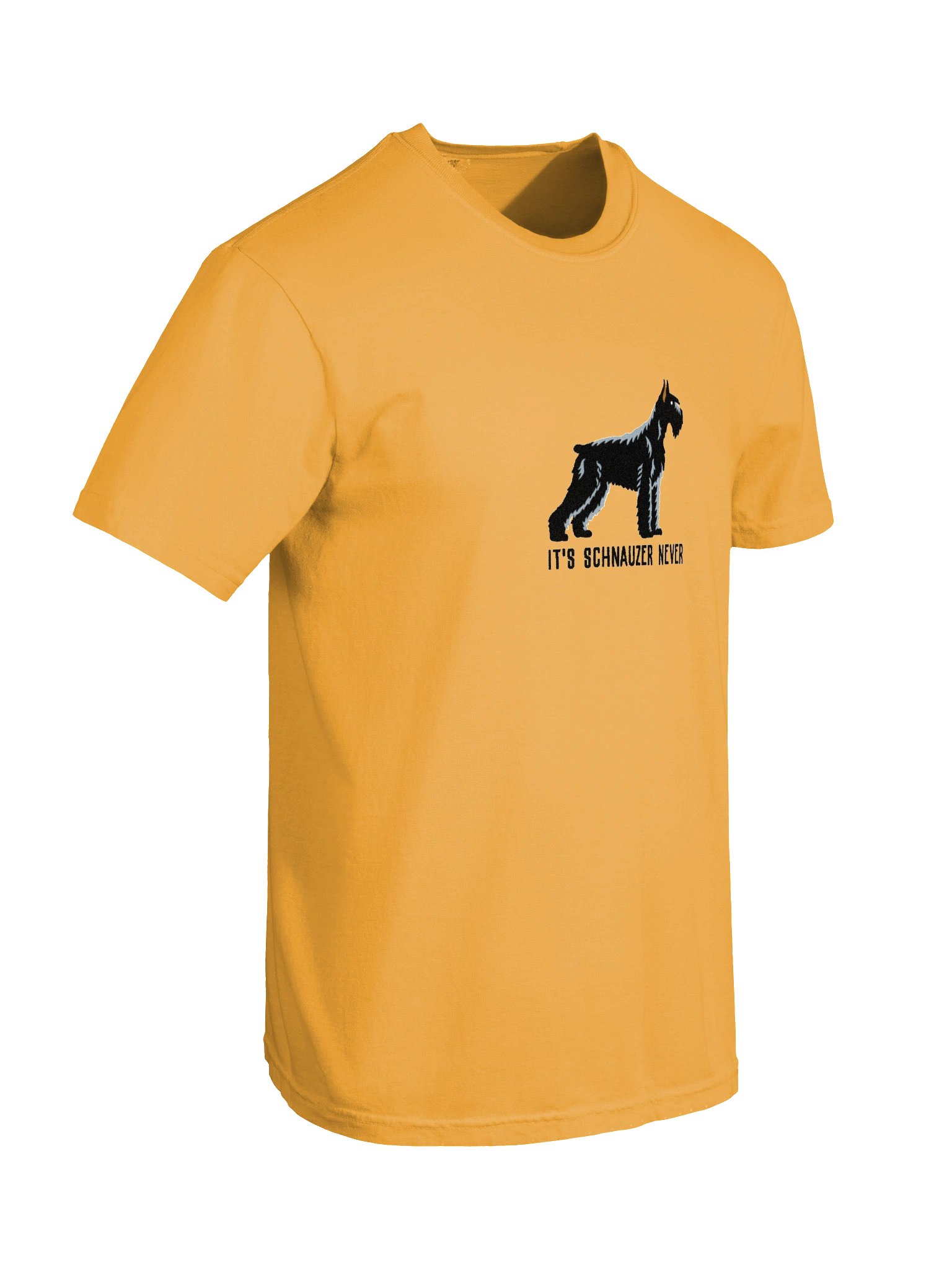 It's Schnauzer Never T-Shirt(Embroidered) of a Giant Schnauzer(Black) product image (11)