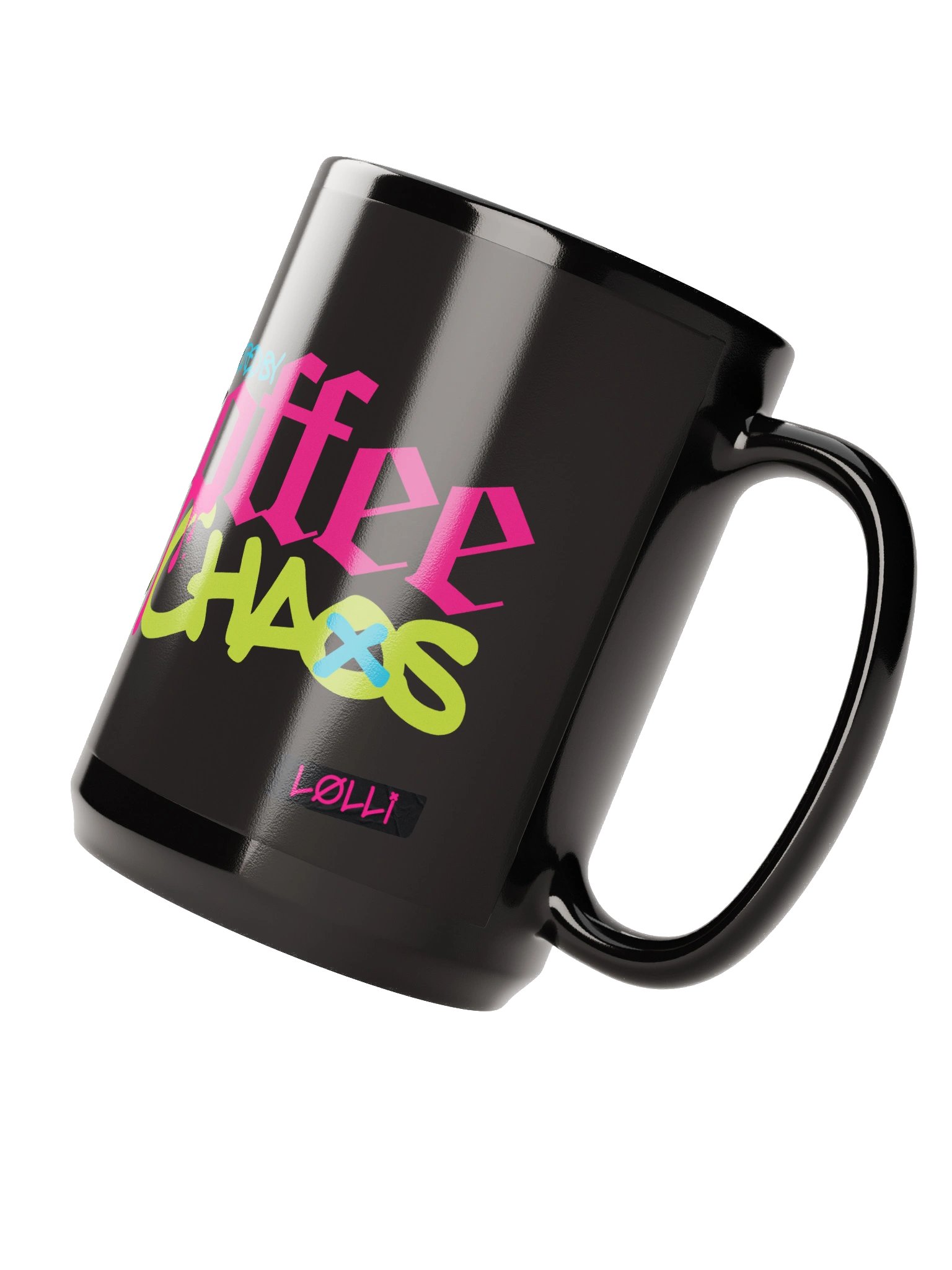 Powered by Coffee & Chaos Mug product image (2)