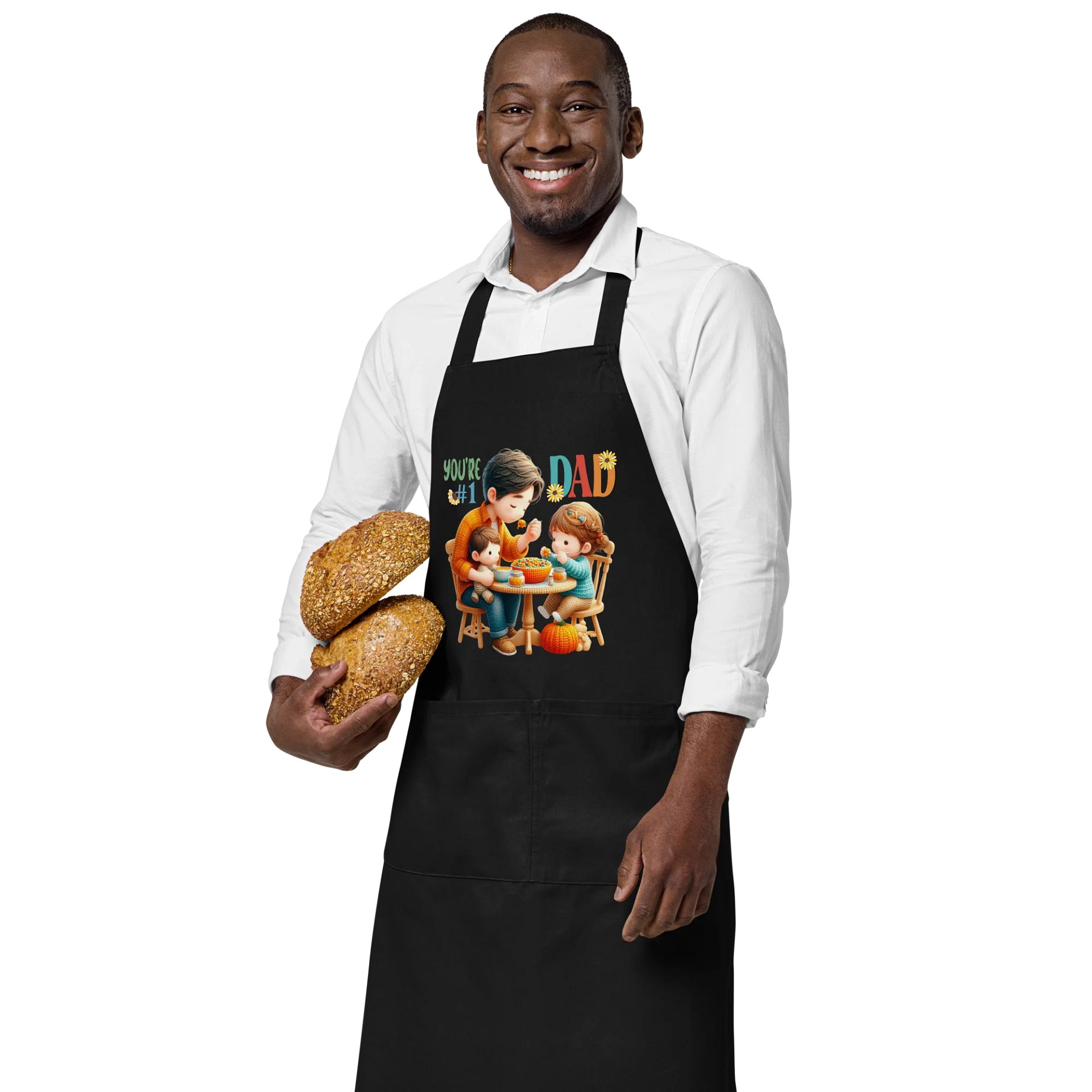 You're #1 Dad Organic Cotton Apron product image (2)