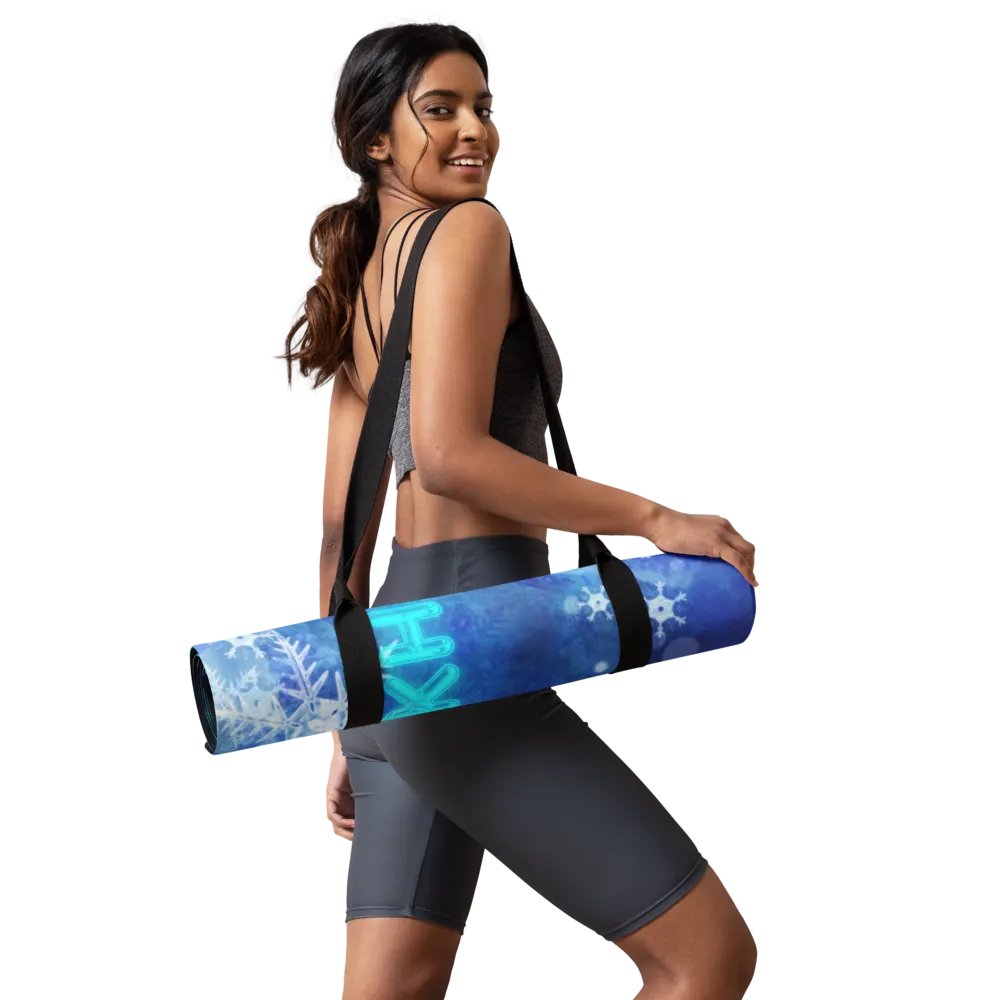 snowflake yoga mat product image (9)