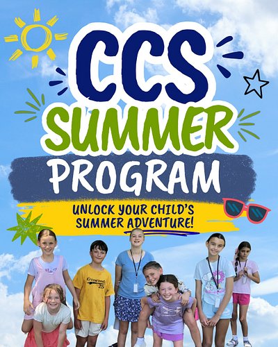☀️ CCS Summer Program starts soon! ☀️

Looking for a fun, safe, and engaging summer for your child? Join us for 8 exciting we...