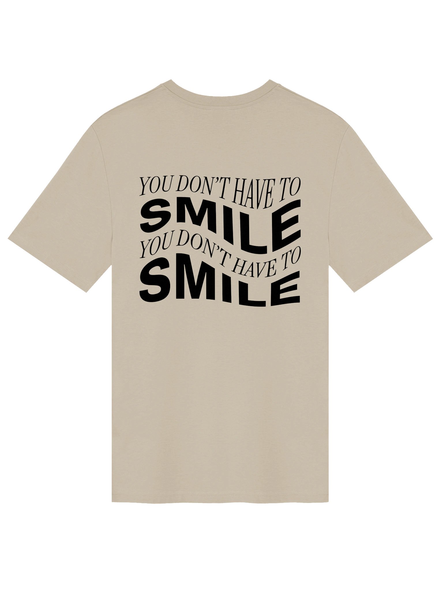 SMILE Organic Ribbed Crew-Neck T-Shirt product image (2)