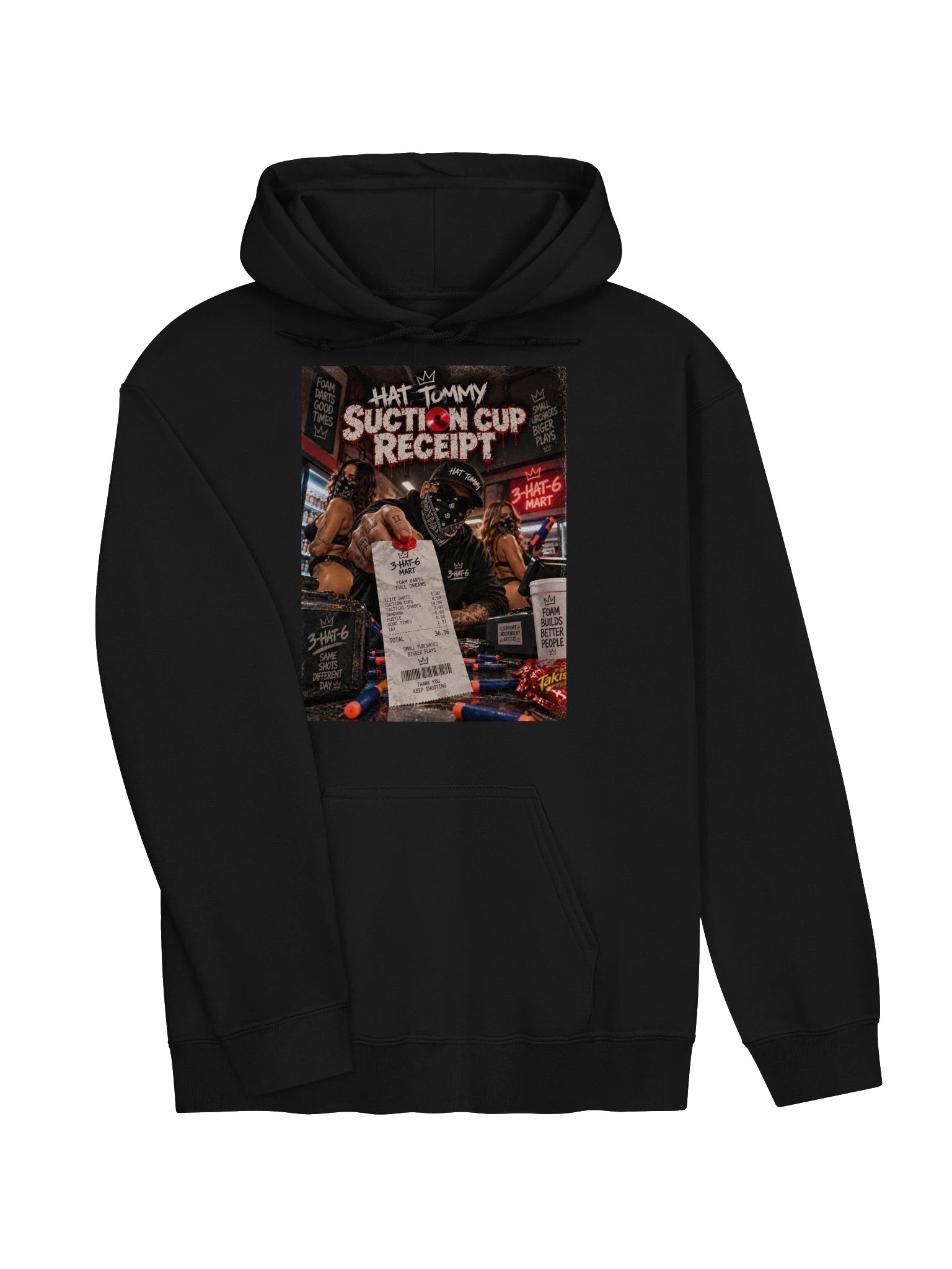 Suction Cup Receipt GILDAN Front Artwork Hoodie product image (3)