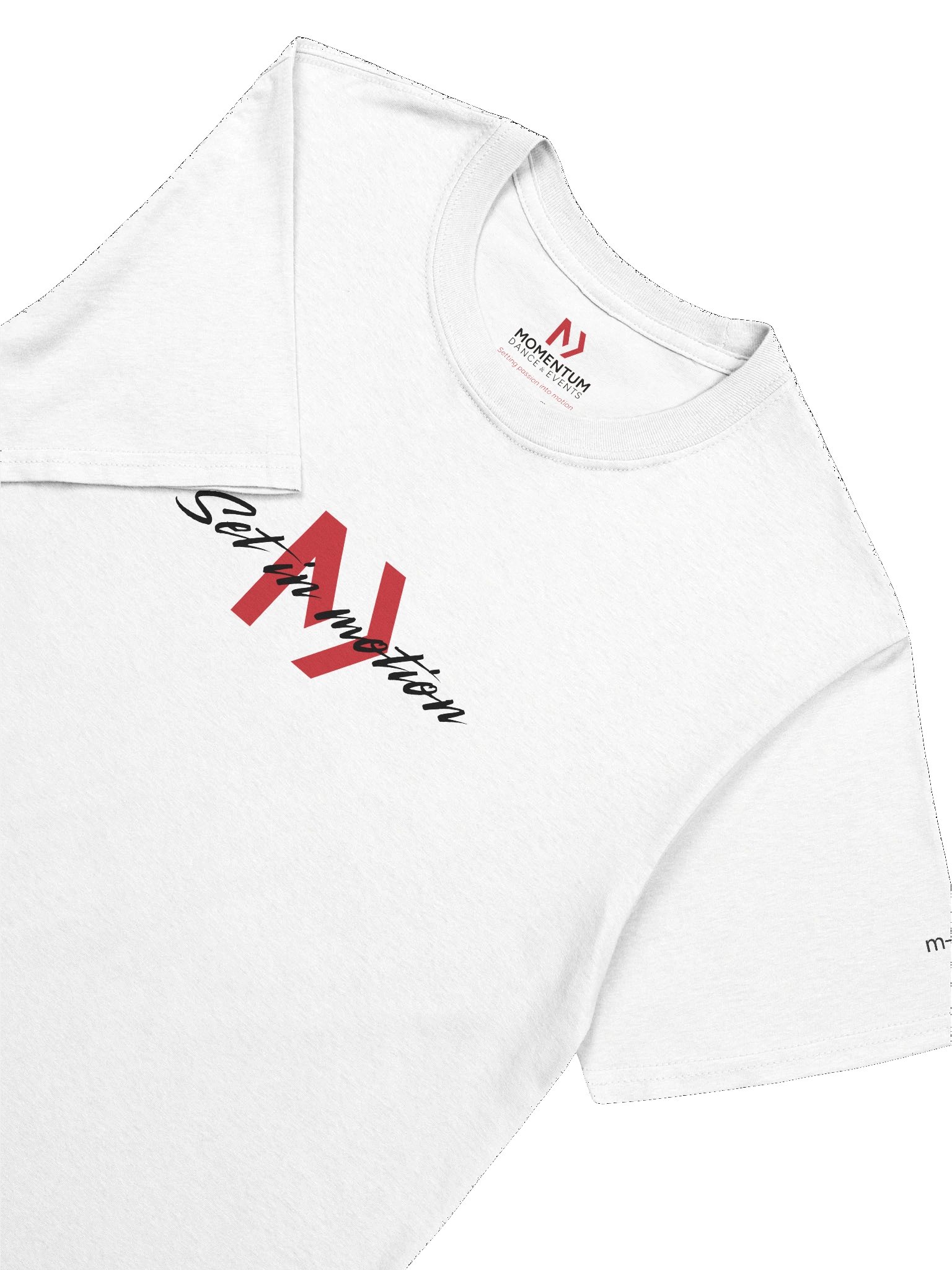 Set in motion unisex T-shirt white product image (7)