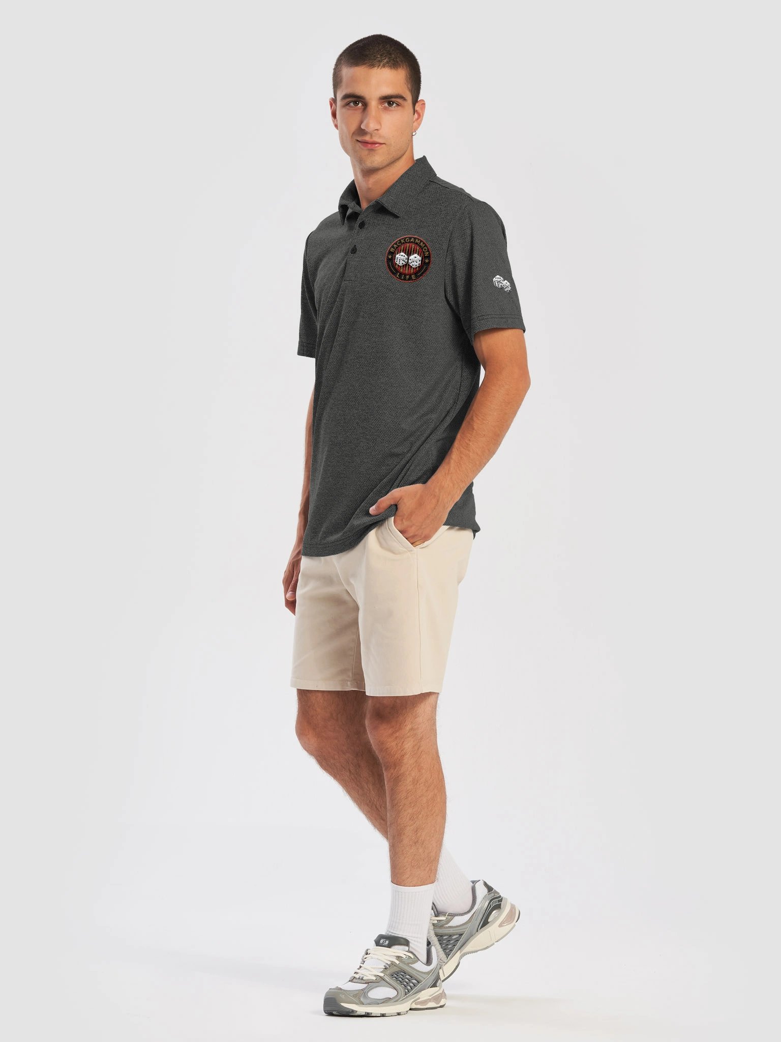 Backgammon Life Emblem Polo product image (9)