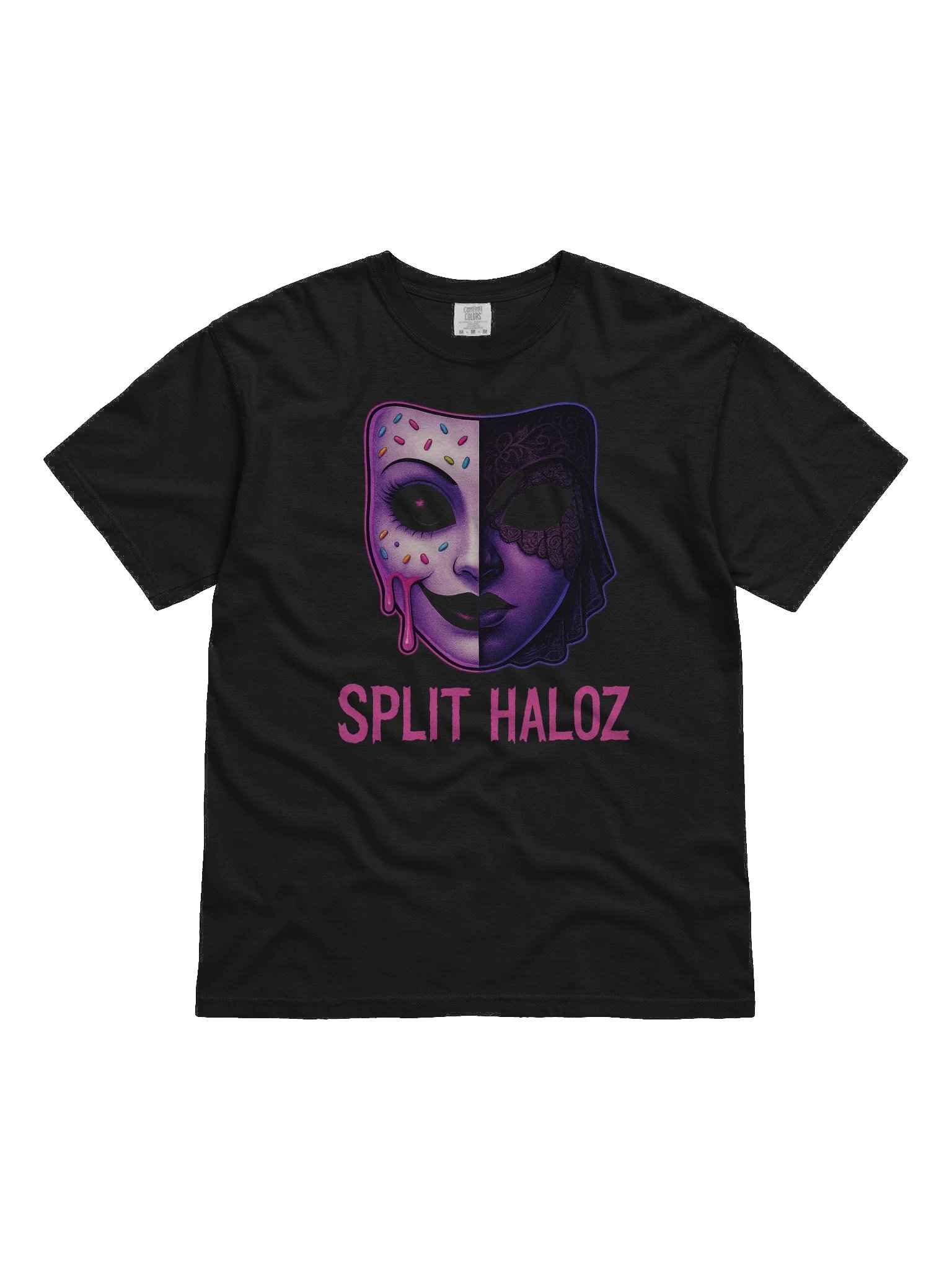 Split Haloz – Masked Identity Tee 🩸🎭 product image (1)