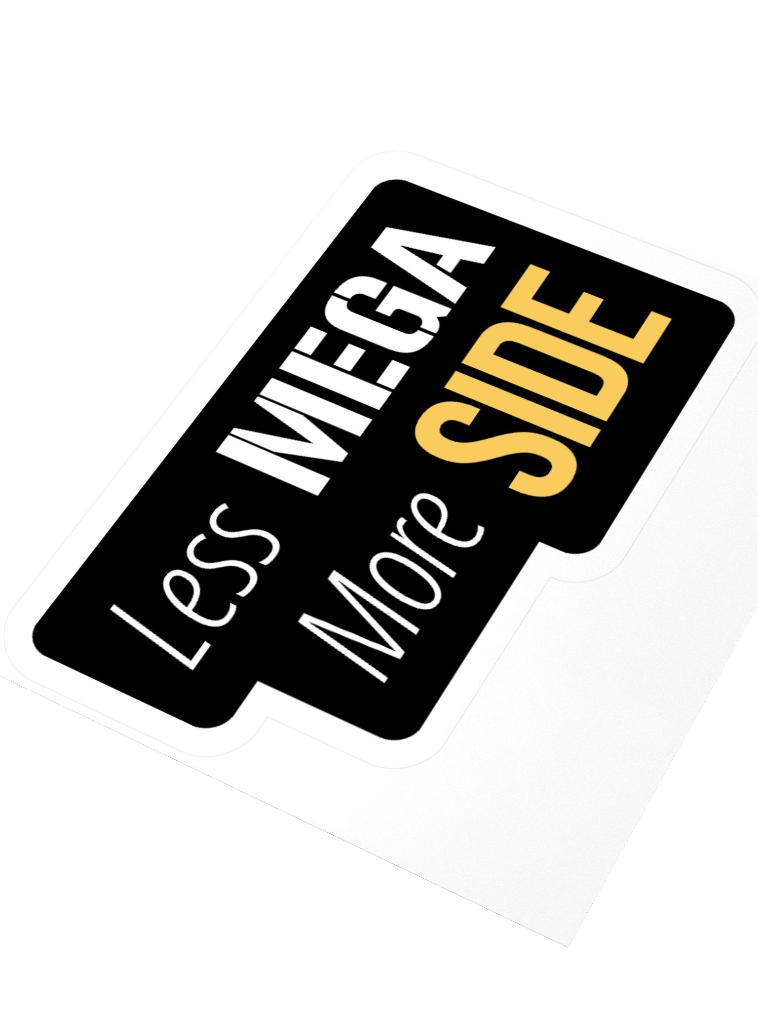 Less Mega... More Side Sticker product image (3)