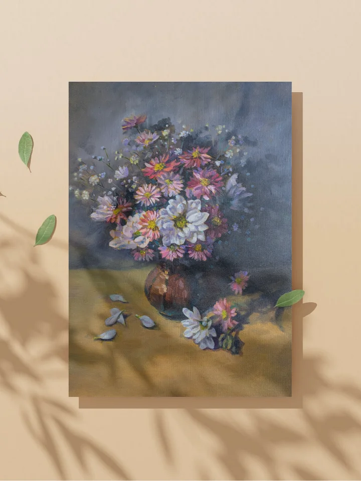 Flowers-Oil Painting Canvas Print product image (1)