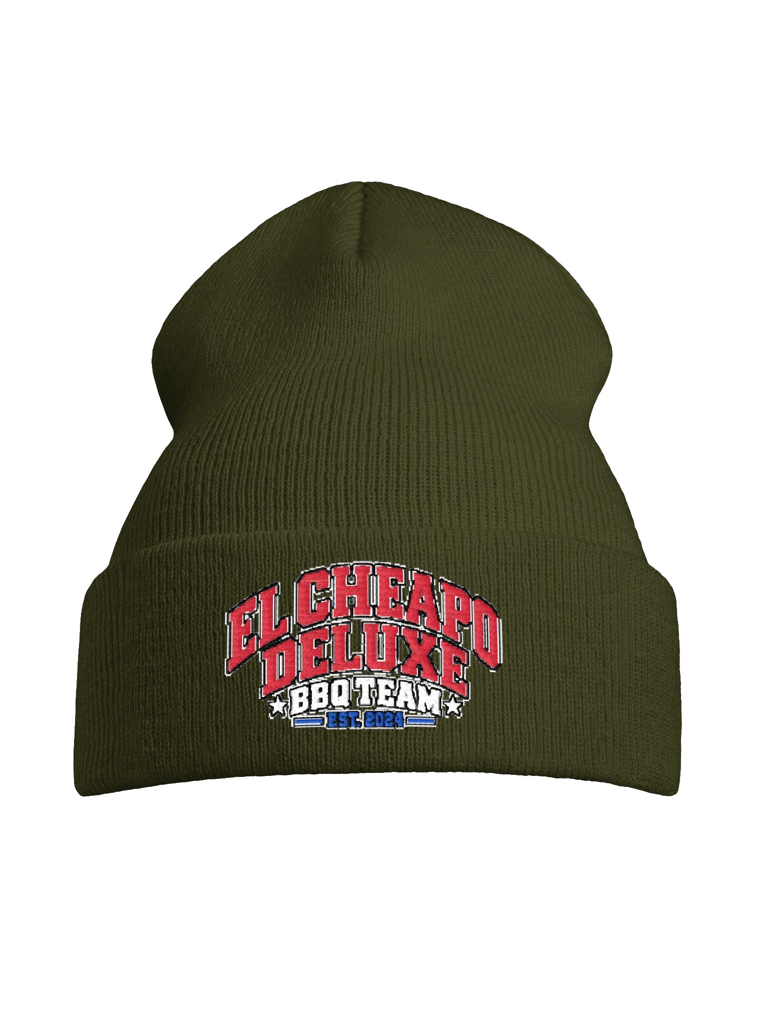 El Cheapo Deluxe BBQ Team - Cuffed Logo Beanie product image (37)