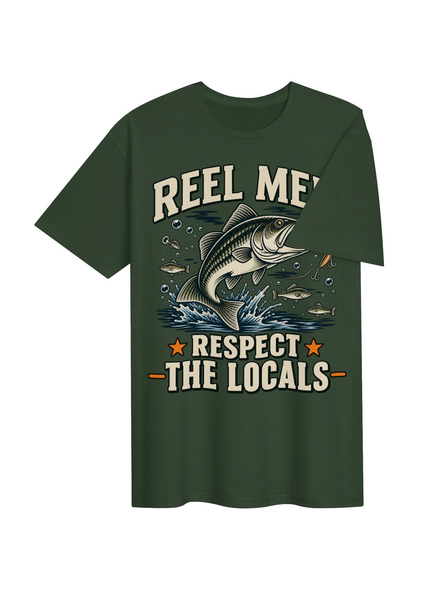 Reel Men Respect the Locals T-shirt product image (4)
