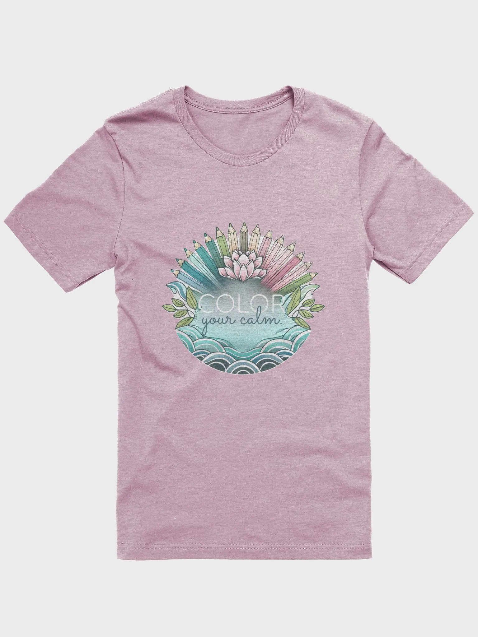 ‘COLOR your calm.’ T-Shirt product image (22)