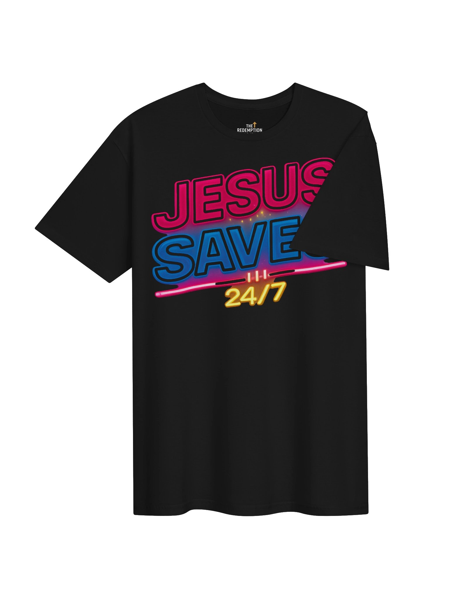 Retro Jesus Saves 24/7 Shirt product image (34)