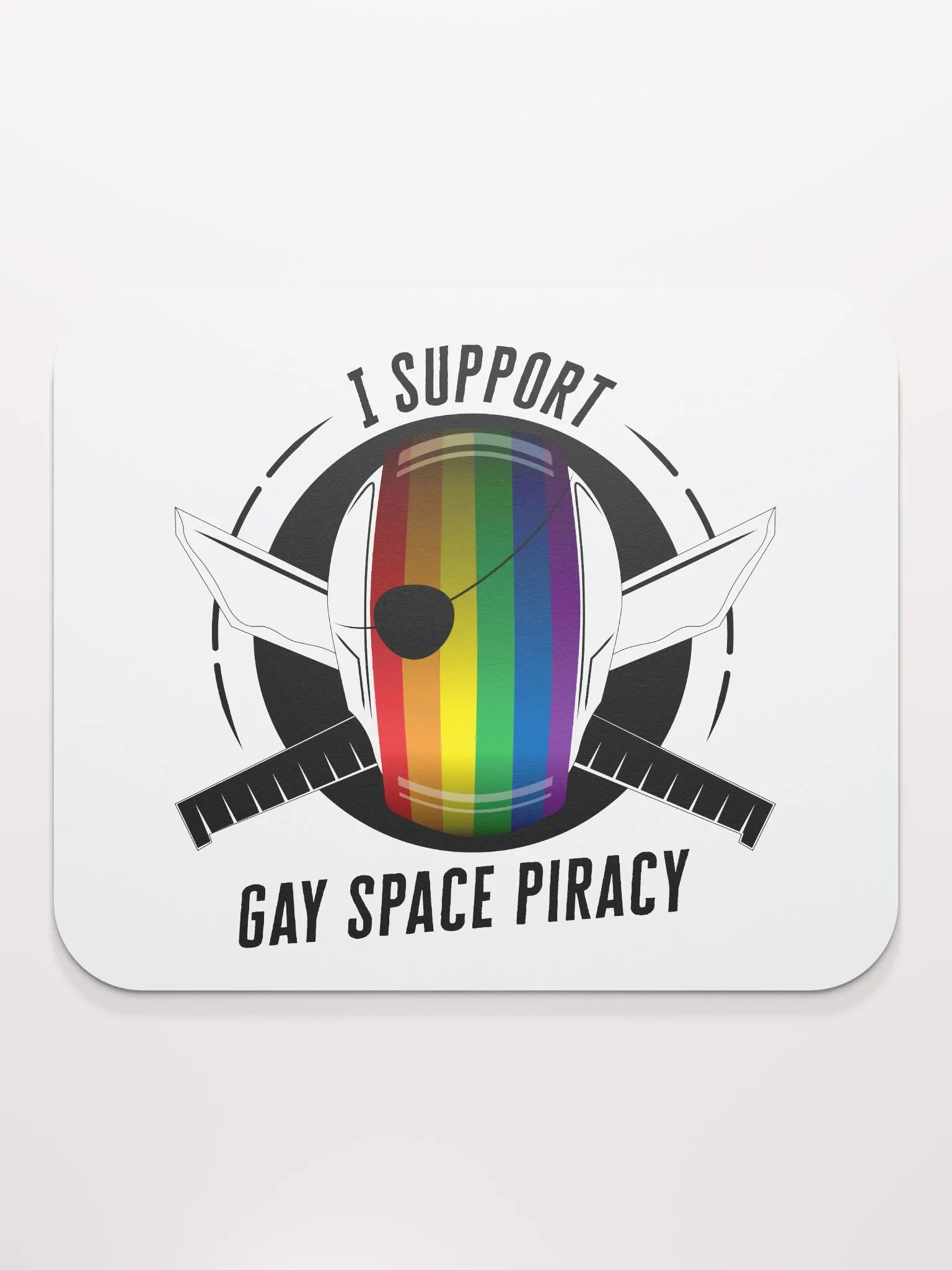 Gay Space Piracy Mouse Pad product image (2)