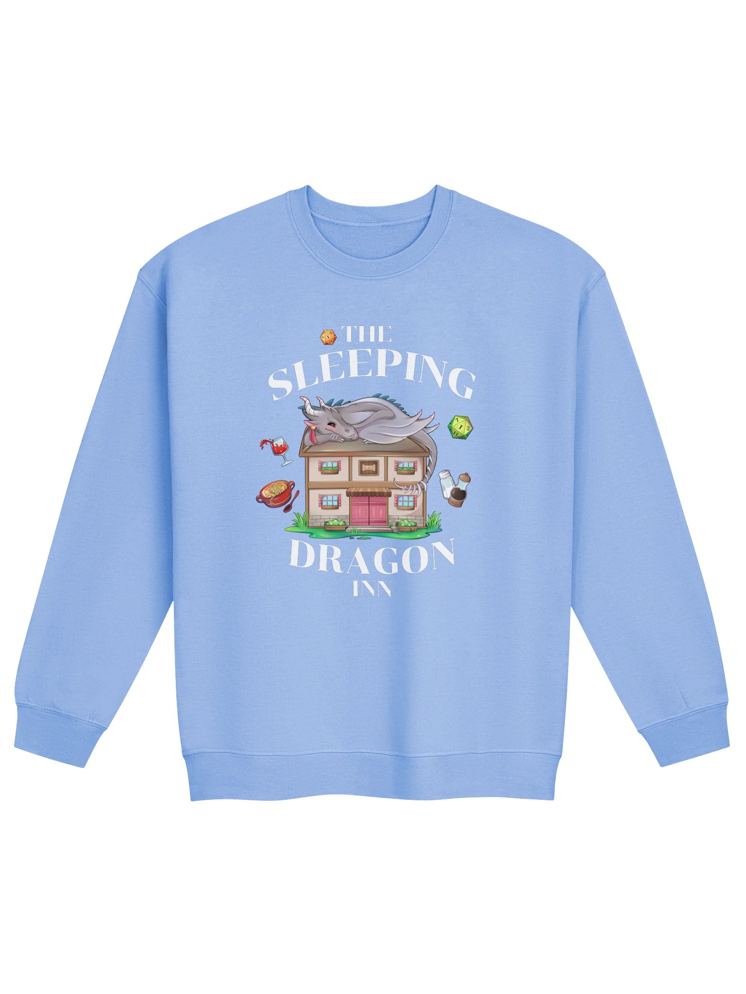 The Sleeping Dragon Inn Crewneck [White Font] product image (45)