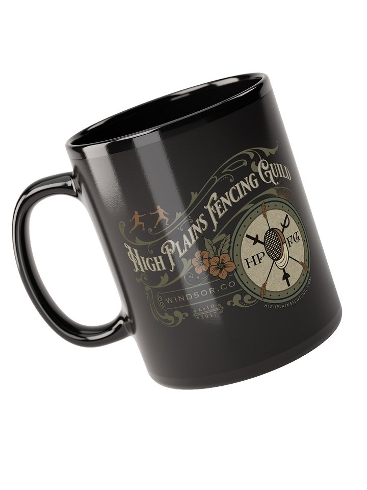 HPFG Vintage Style Emblem Black Mug product image (1)