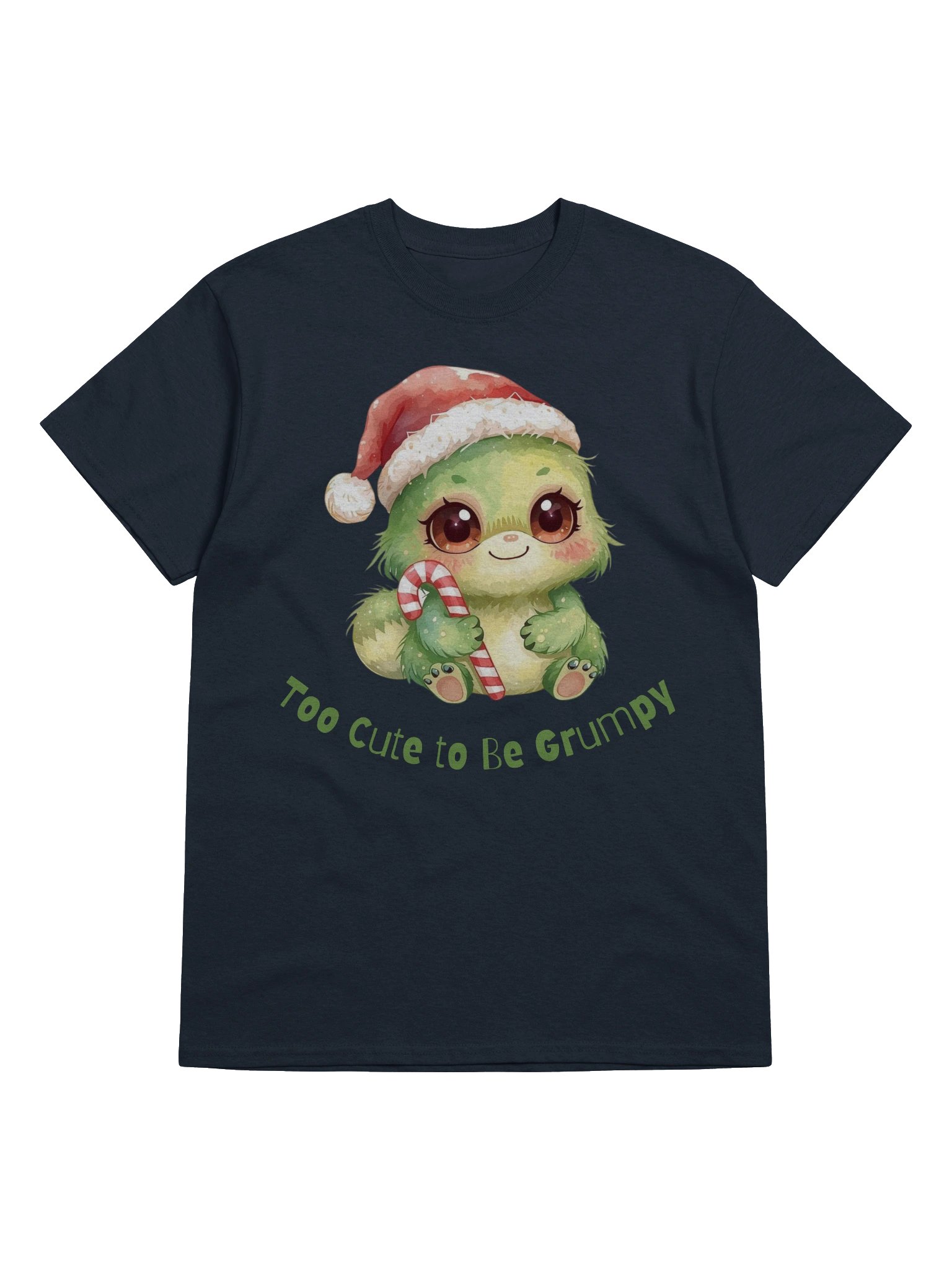 Too Cute to Be Grumpy Holiday Tee product image (42)