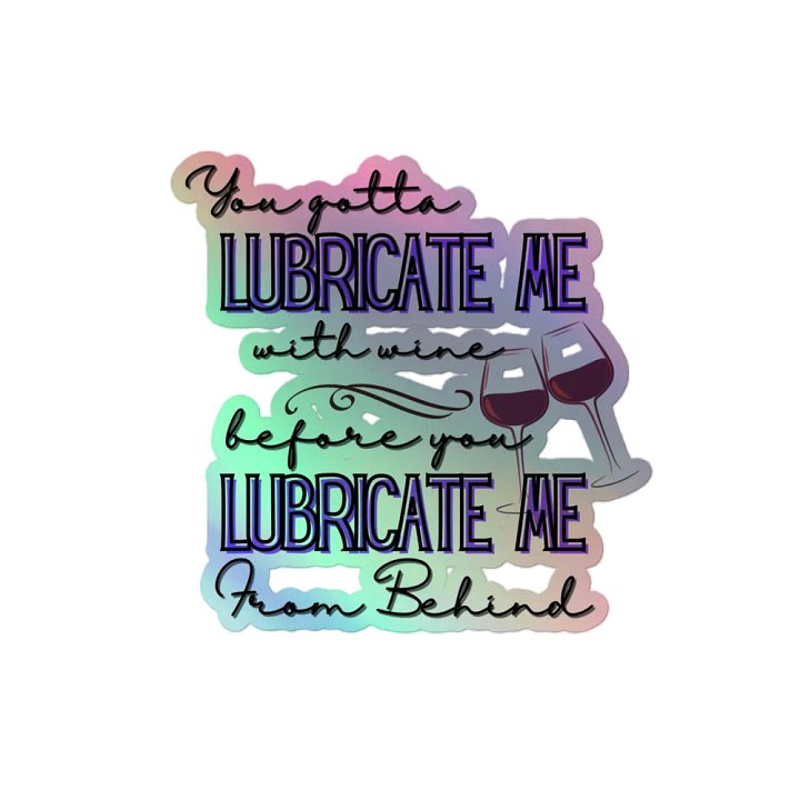 Holographic Lubrication Sticker product image (2)