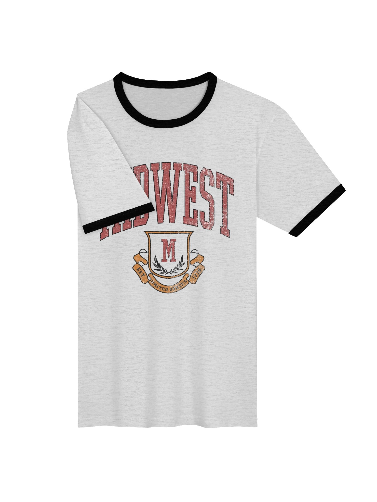 Midwest Vintage Shield Ringer Tee product image (3)