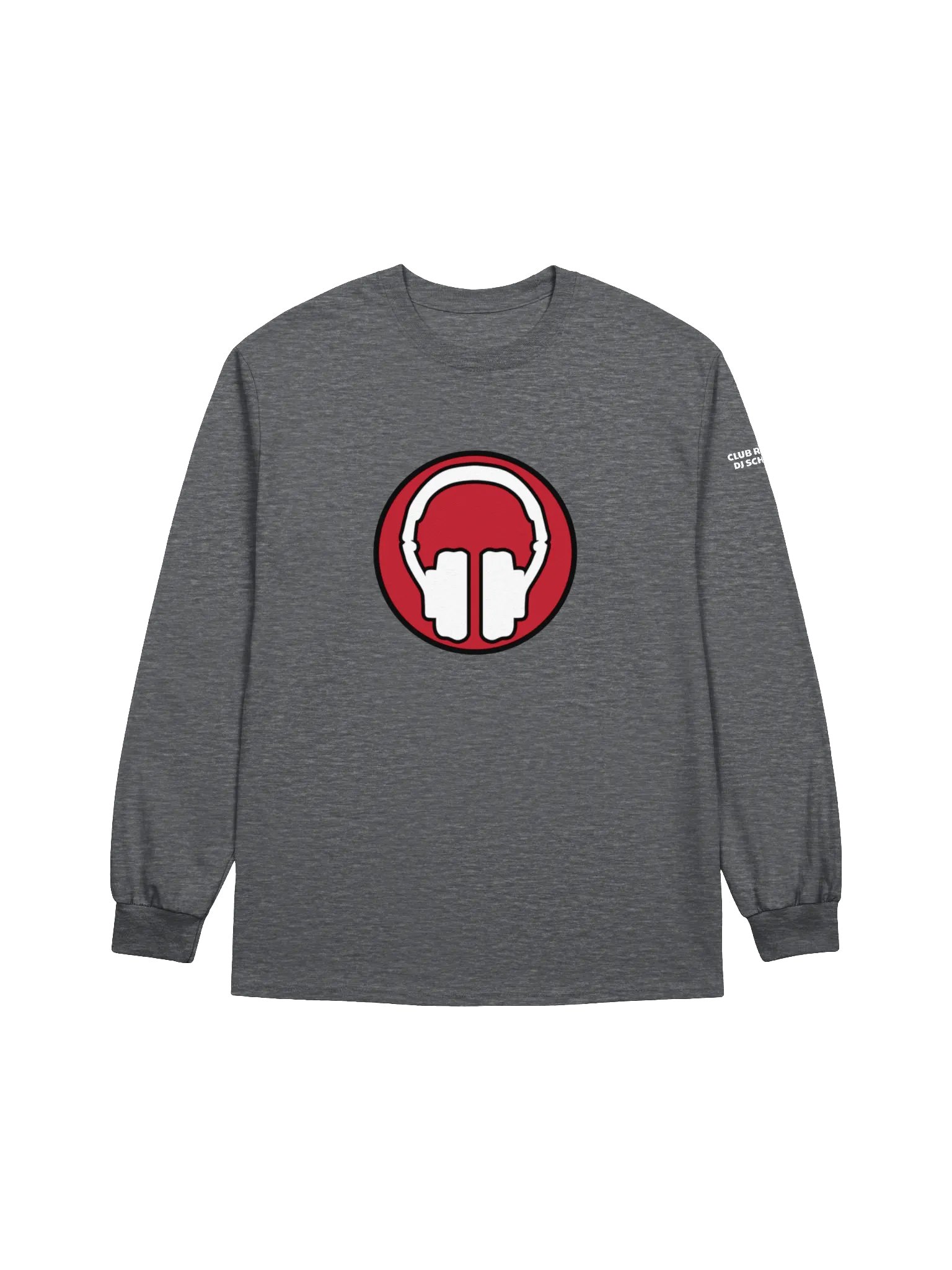 Headphones Gildan Ultra Cotton Long Sleeve T-Shirt product image (1)