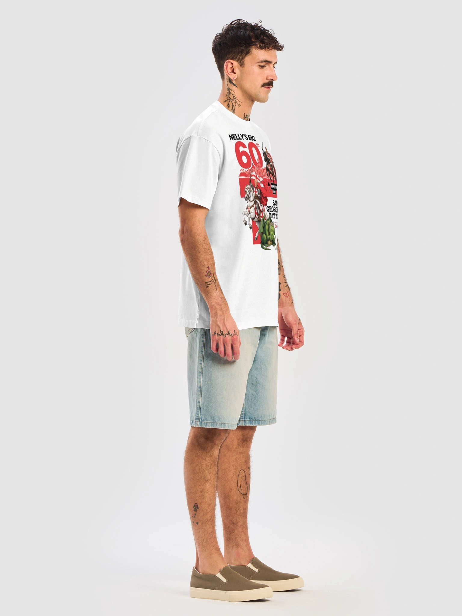 Nelly's 60th Saint George's Day oversized heavyweight t-shirt product image (7)