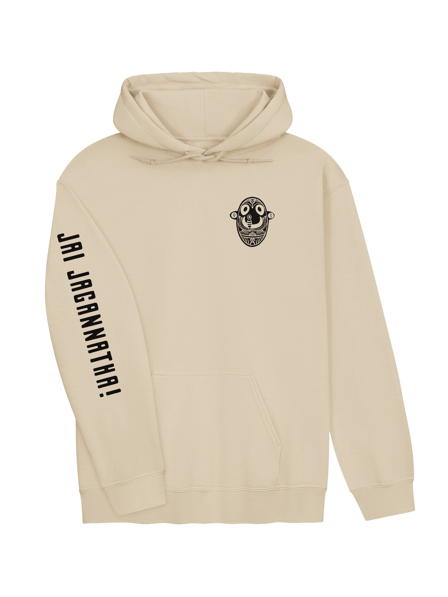 jagannatha hoodie - black artwork product image (3)
