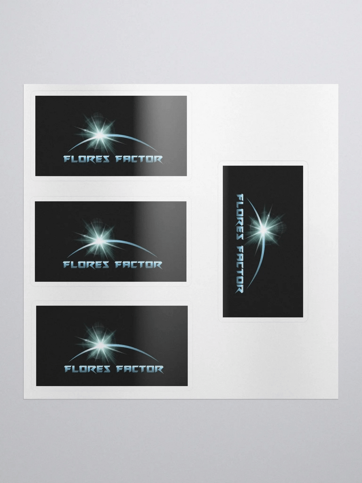 Flores Factor Logo Stickers | Flores_Factor Shop