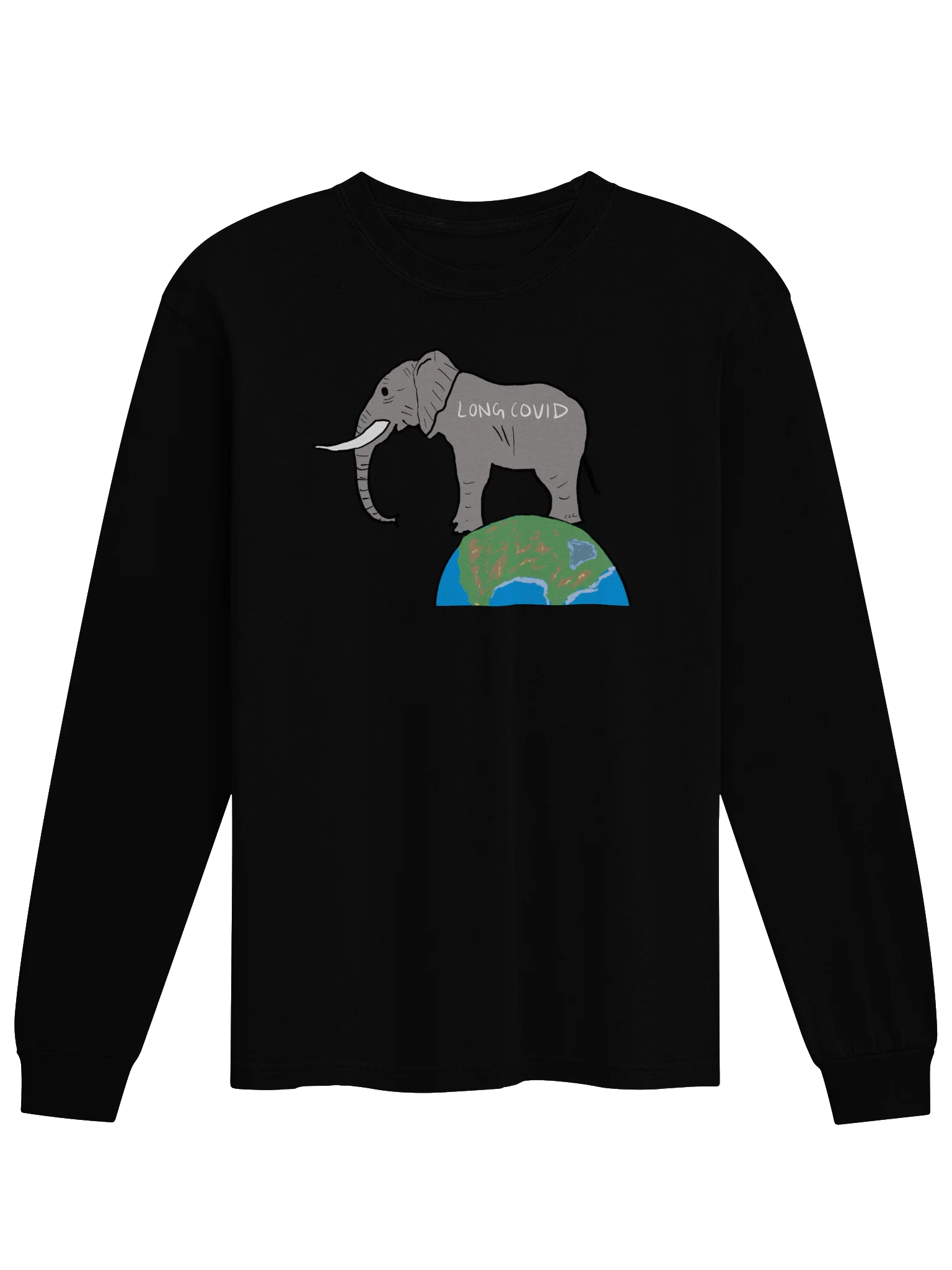 Elephant In The Room (Long Covid) long sleeve tee product image (5)