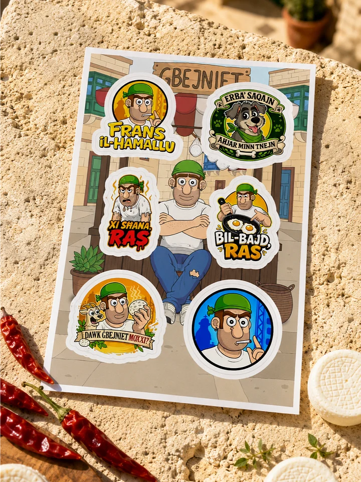 Frans il-Ħamallu – Sticker Sheet (LIMITED Edition) product image (1)