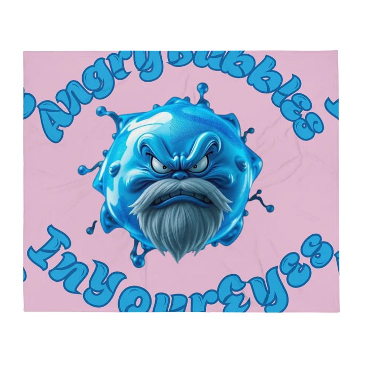 pint bubbles throw blanket product image (2)
