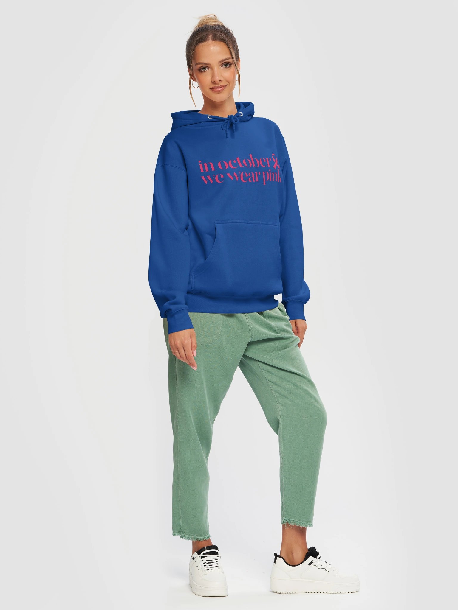 "In October We Wear Pink" Breast Cancer Awareness Hoodie product image (32)