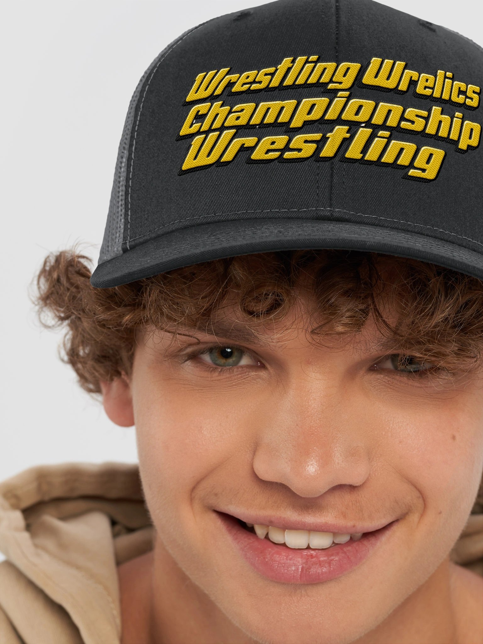 Wrestling Wrelics Championship Wrestling Trucker Hat product image (29)
