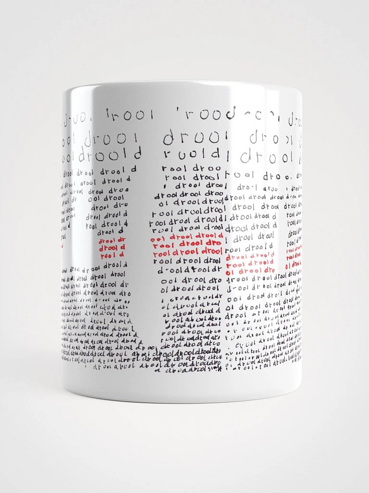 Drool White Glossy Mug product image (1)