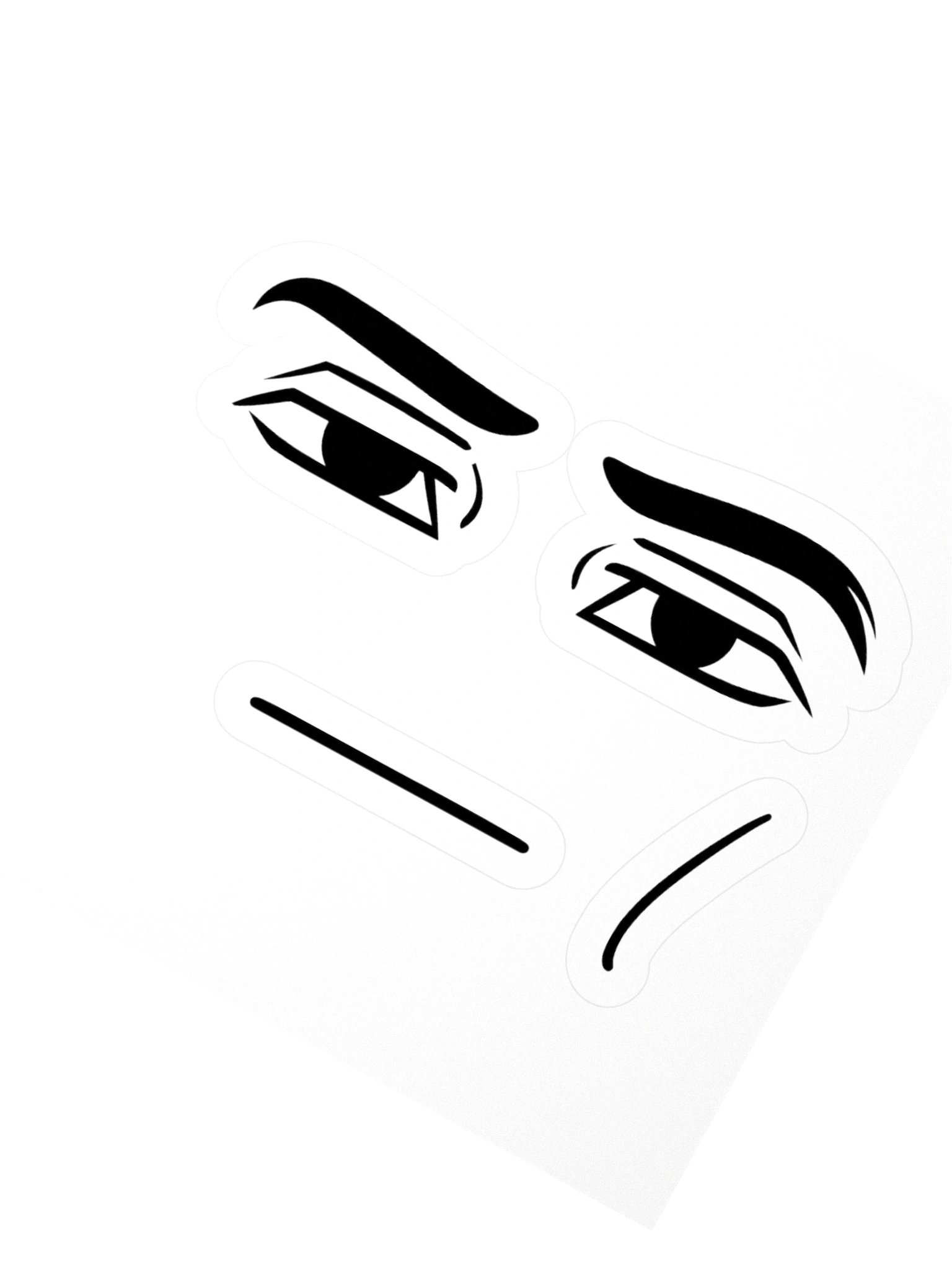 Bold Character Sticker | Sleek Gaming Aesthetic product image (2)