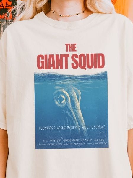 Giant Squid Funny Parody Halloween Fall Shirt product image (9)