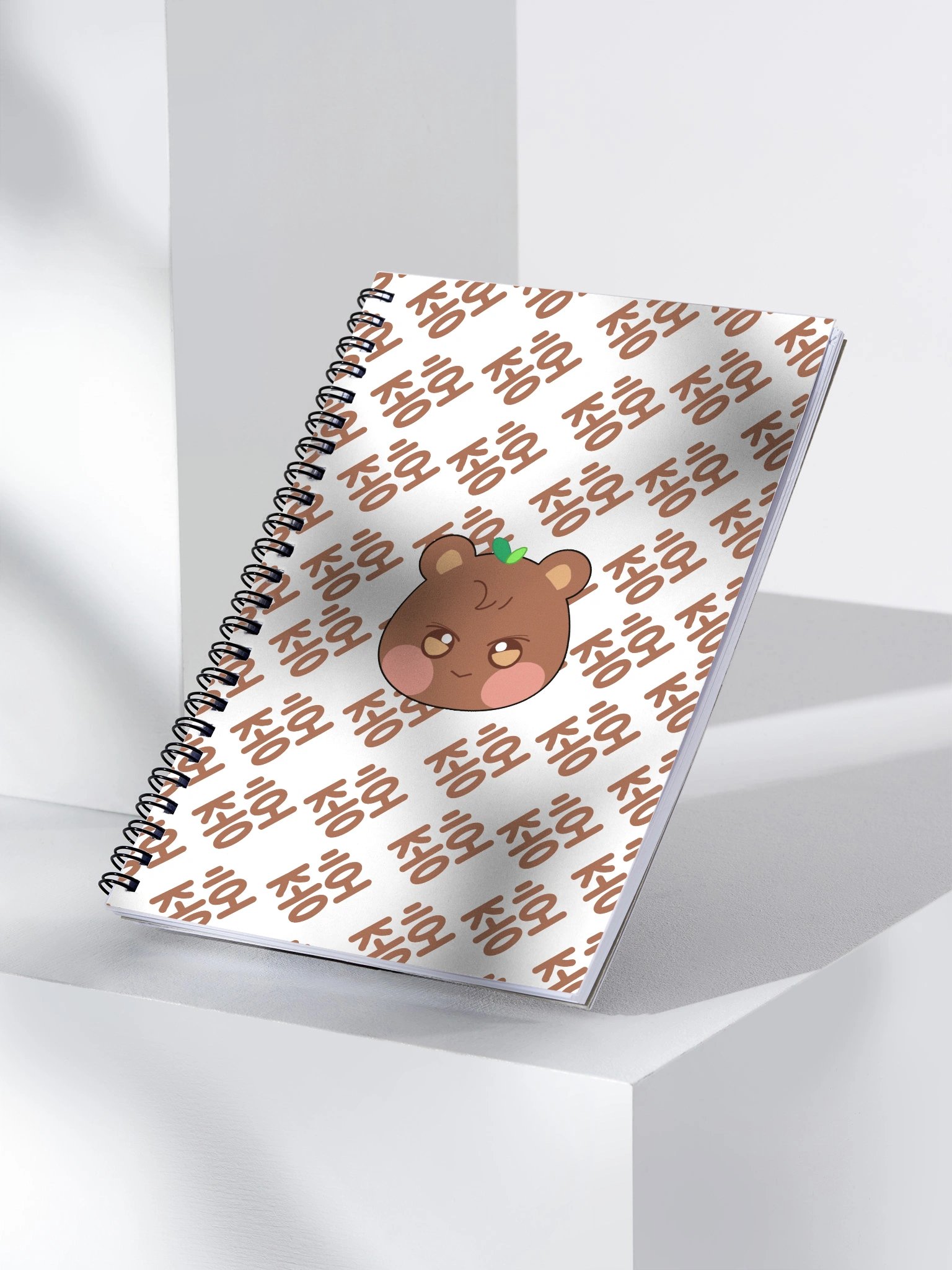 Jjongbear name print notebook product image (3)