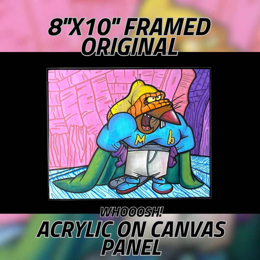 WHOOOSH! (FRAMED ORIGINAL) 8" x 10" product image (1)