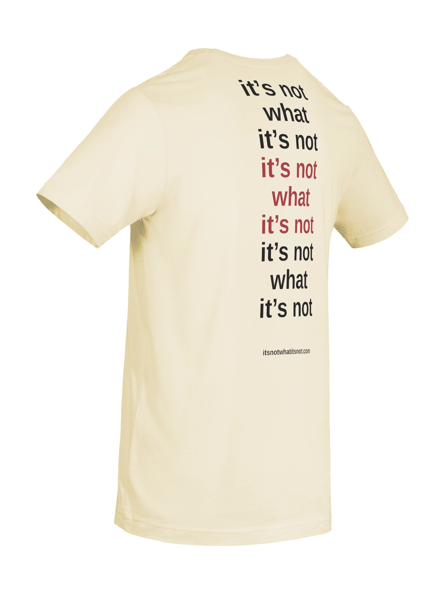 The Statement Tee — cream product image (8)