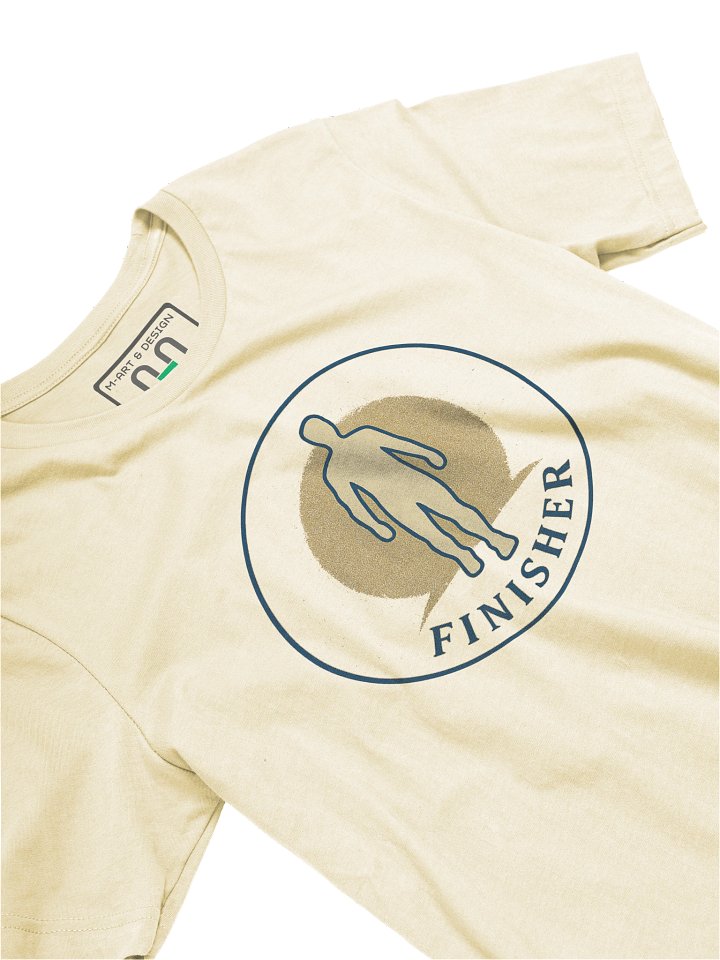 Finisher – Exclusive Gold Edition Marathon Tee Premium Runner’s Trophy Shirt - by M-Art & Design product image (1)