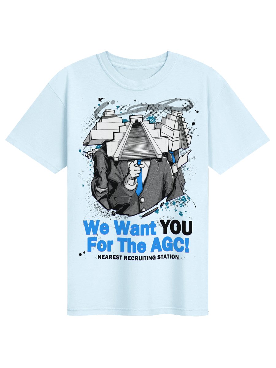 AGC RECRUIT TEE BLUE product image (1)
