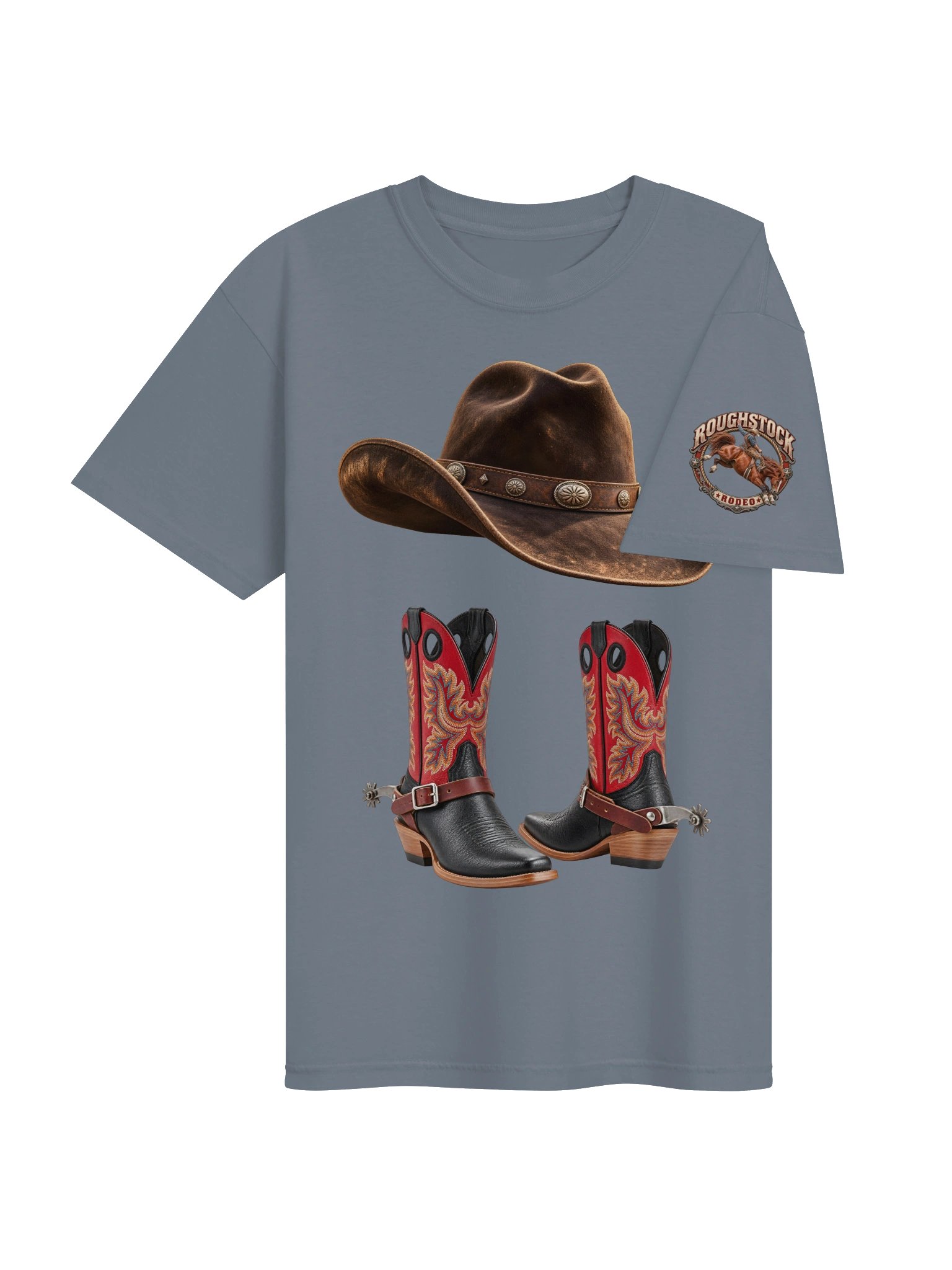 Cowboy Hat, Boots & Western Saddle T-Shirt | ROUGHSTOCK RODEO™ product image (168)