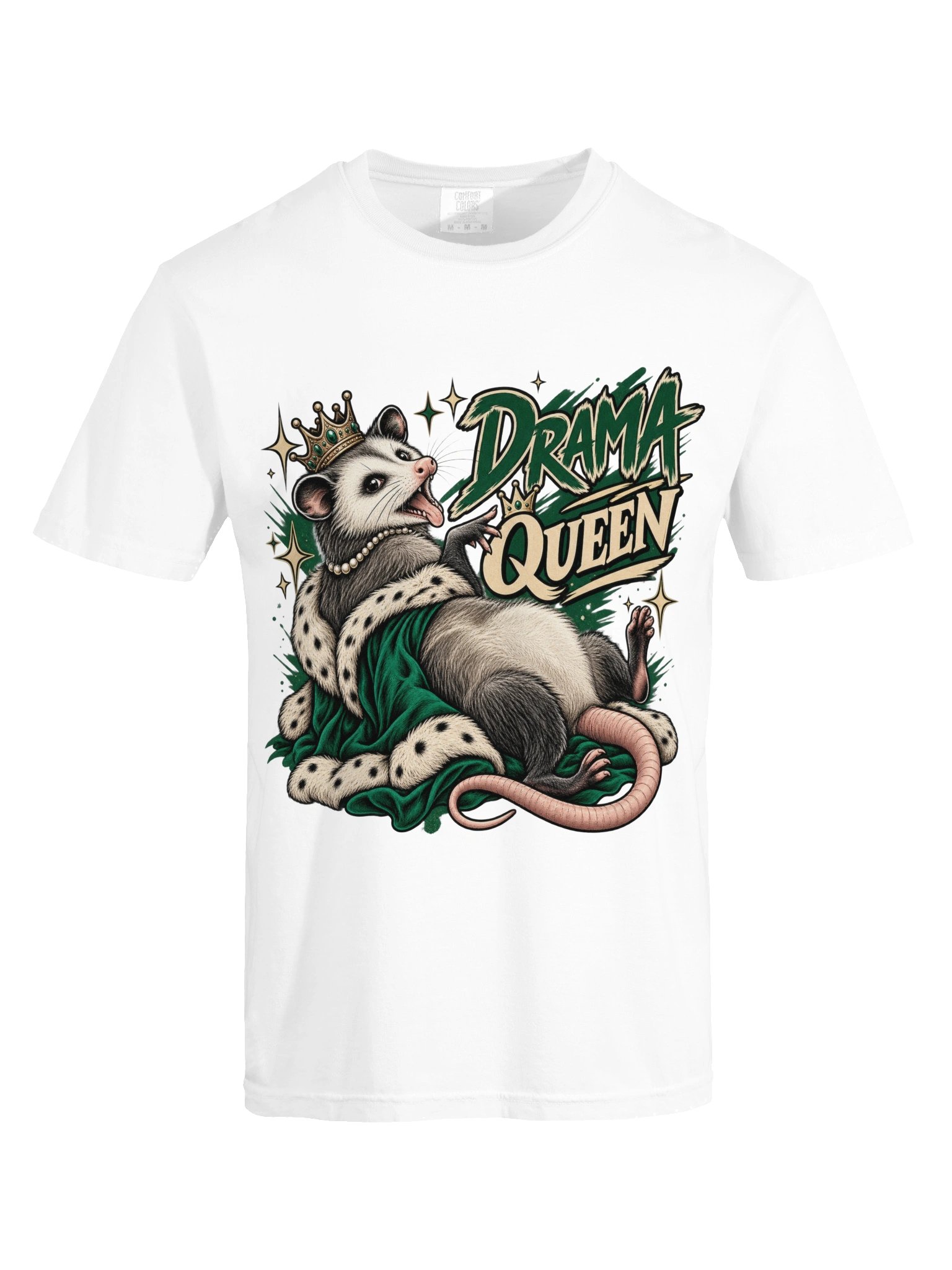 Opossum Drama Queen - Sarcastic Funny Animal Lover T-Shirt | Witty Possum Humor Tee product image (1)