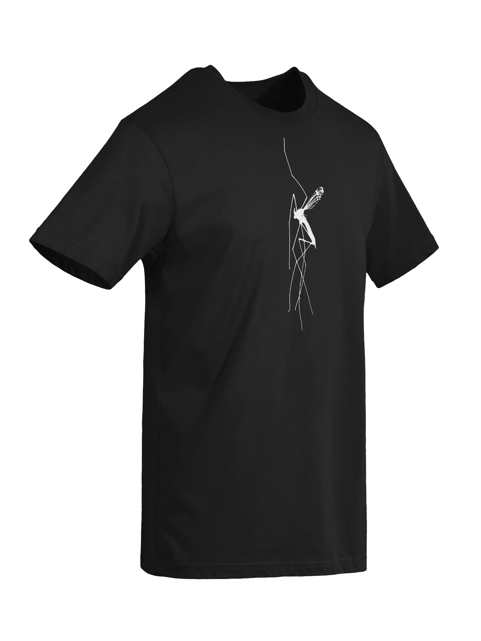 Mosquito Scan, 1993 — White Print T-Shirt