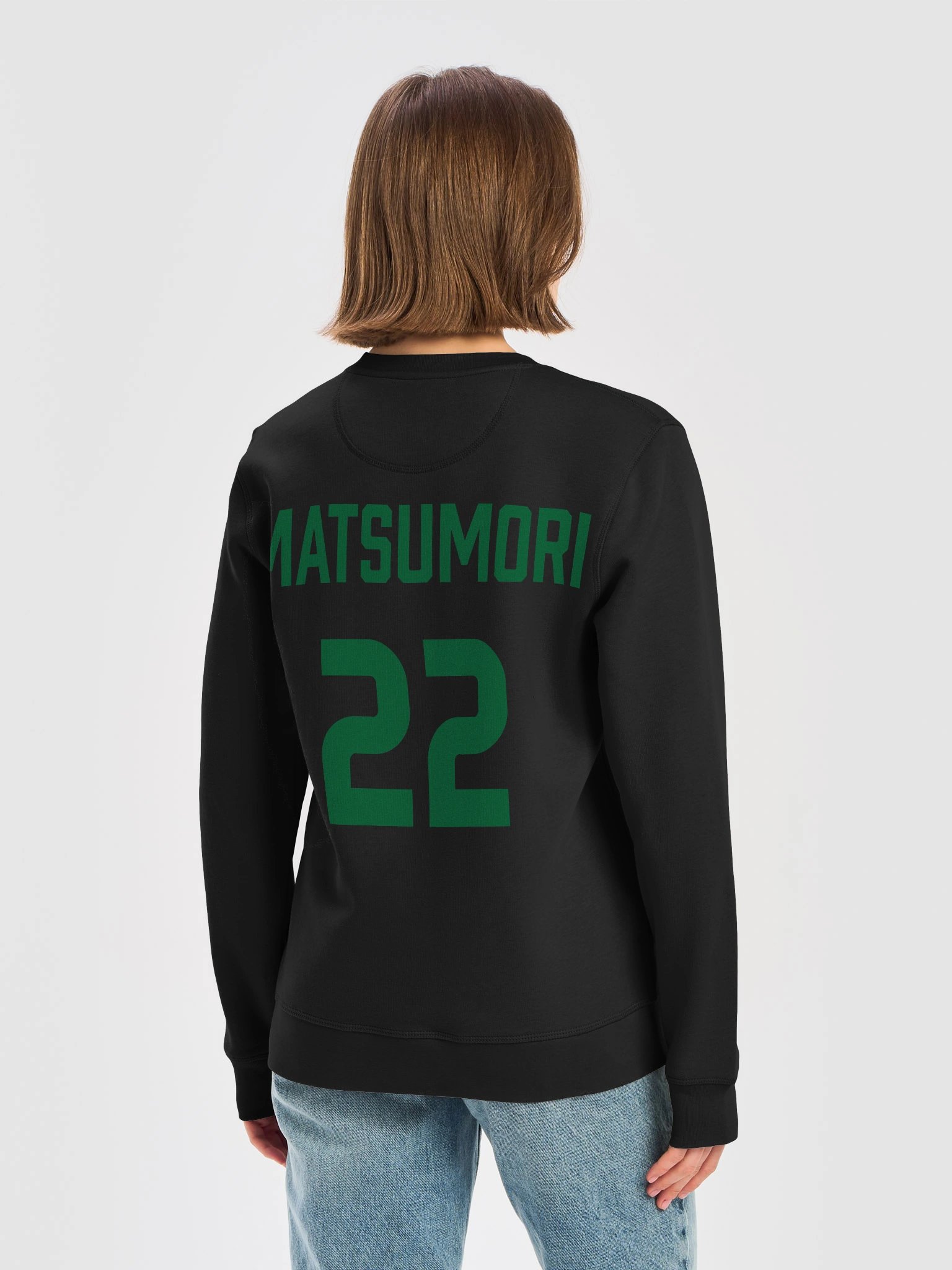 Hugh Matsumori #22 - Oly Basketball Women's Oversized Crew Sweatshirt product image (6)