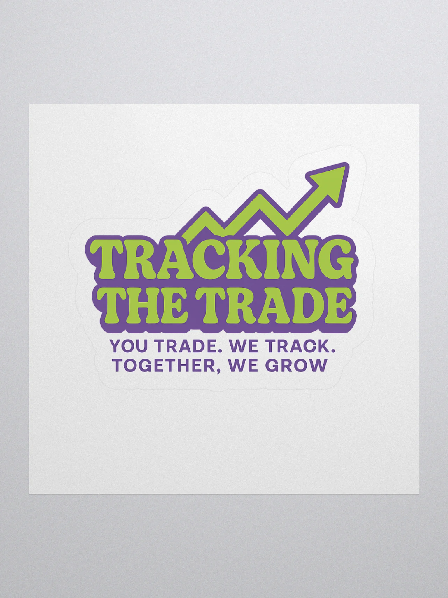 Tracking the Trade Logo Sticker product image (1)