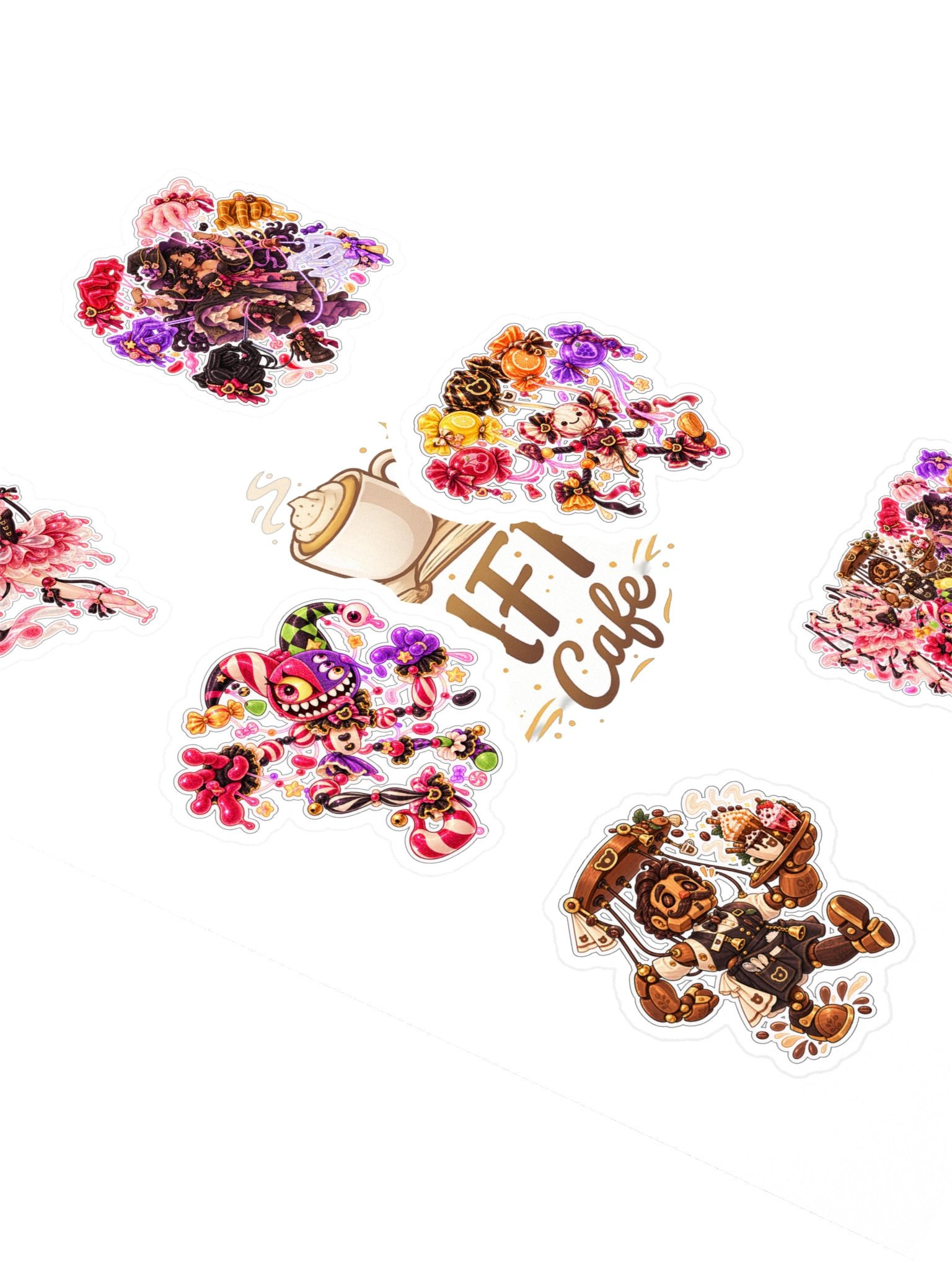 Sugar Stitches: Marionettes — 6 Sticker Pack product image (2)