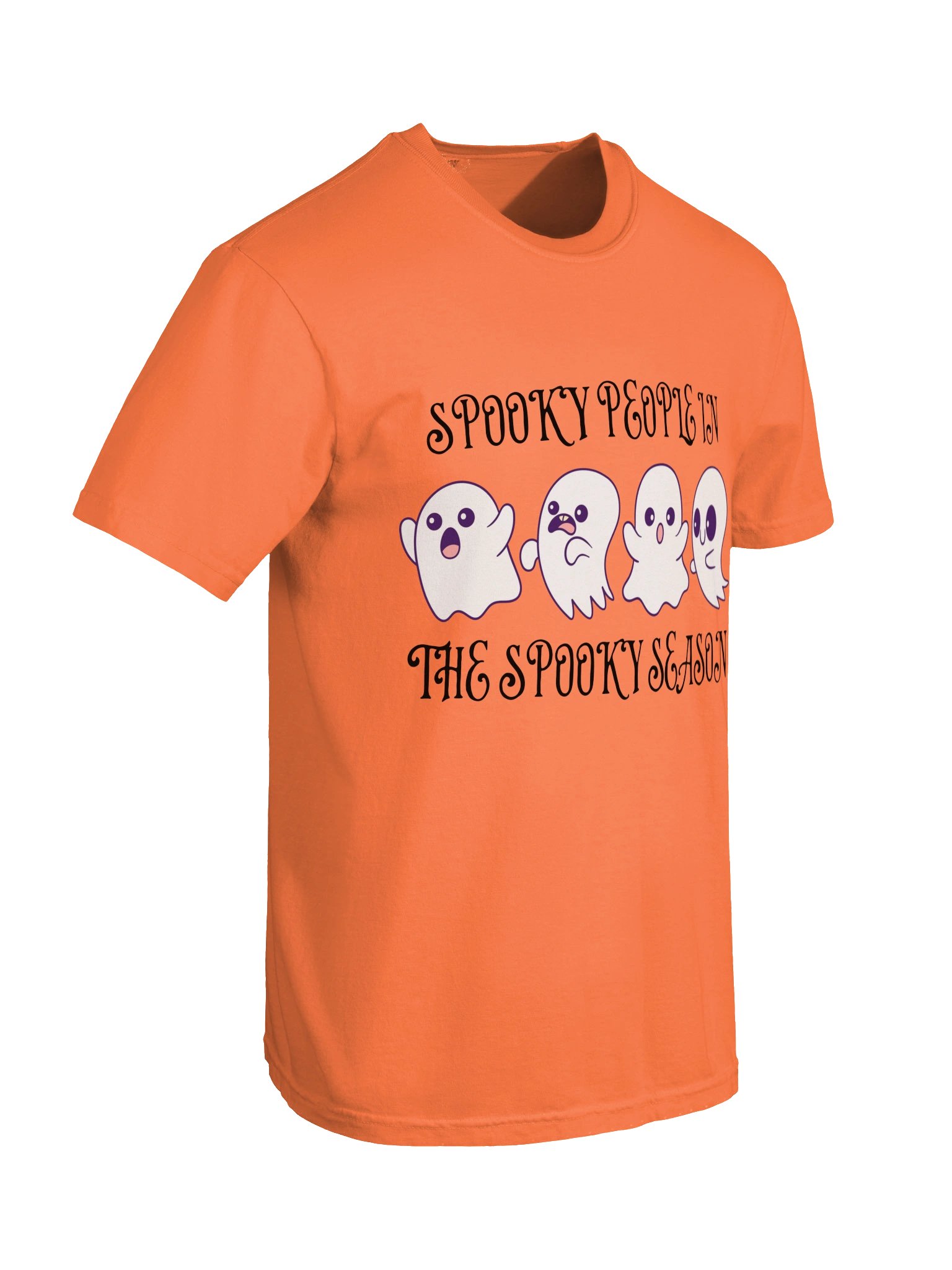 Spooky People Halloween Unisex T-Shirt – Cute Ghosts & Spooky Season Graphic product image (112)