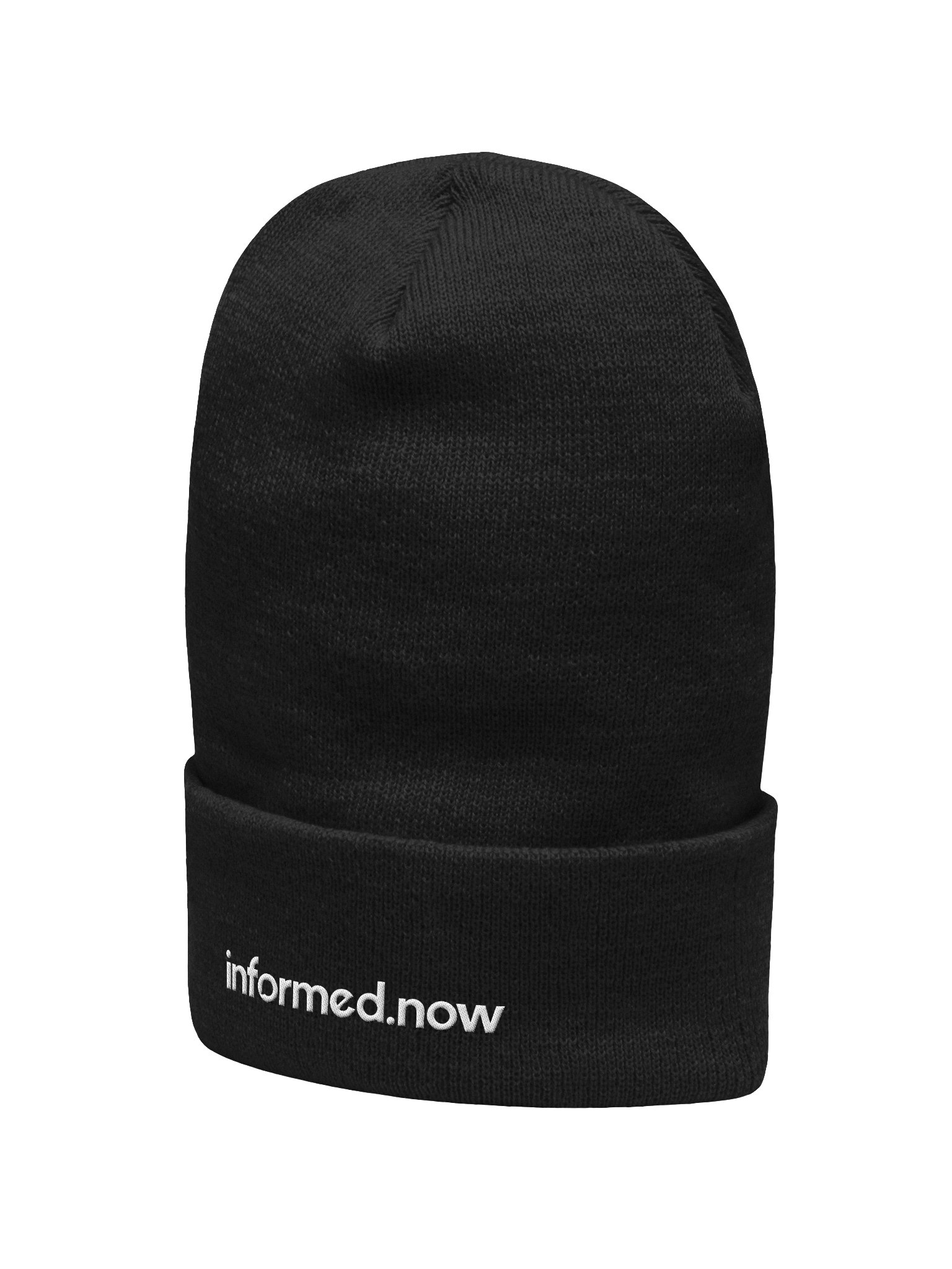 informed.now Cuffed Beanie (Black) product image (5)
