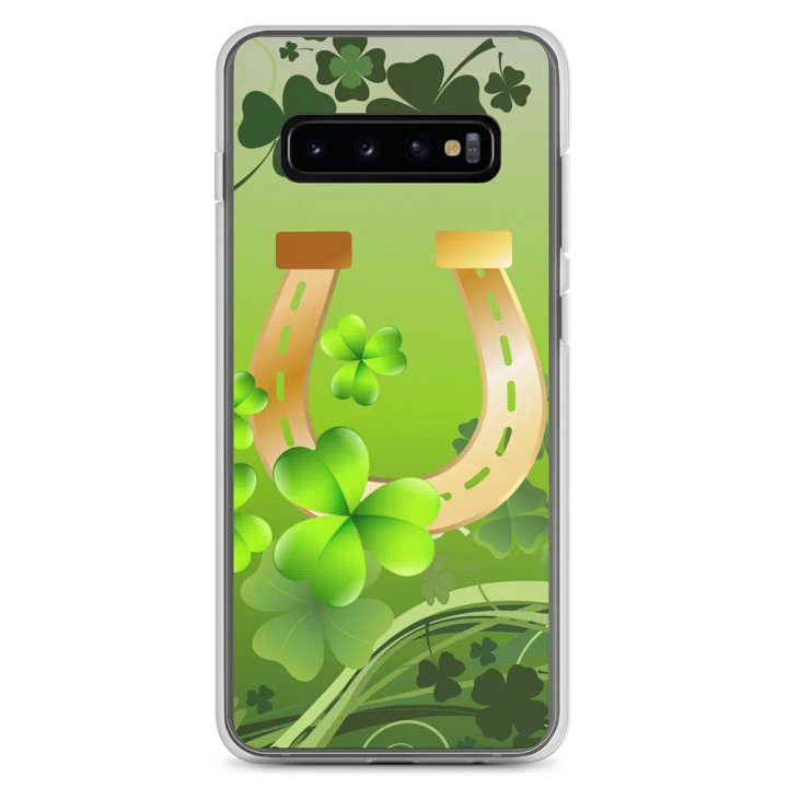 Lucky Clover Clear Samsung® Case product image (2)