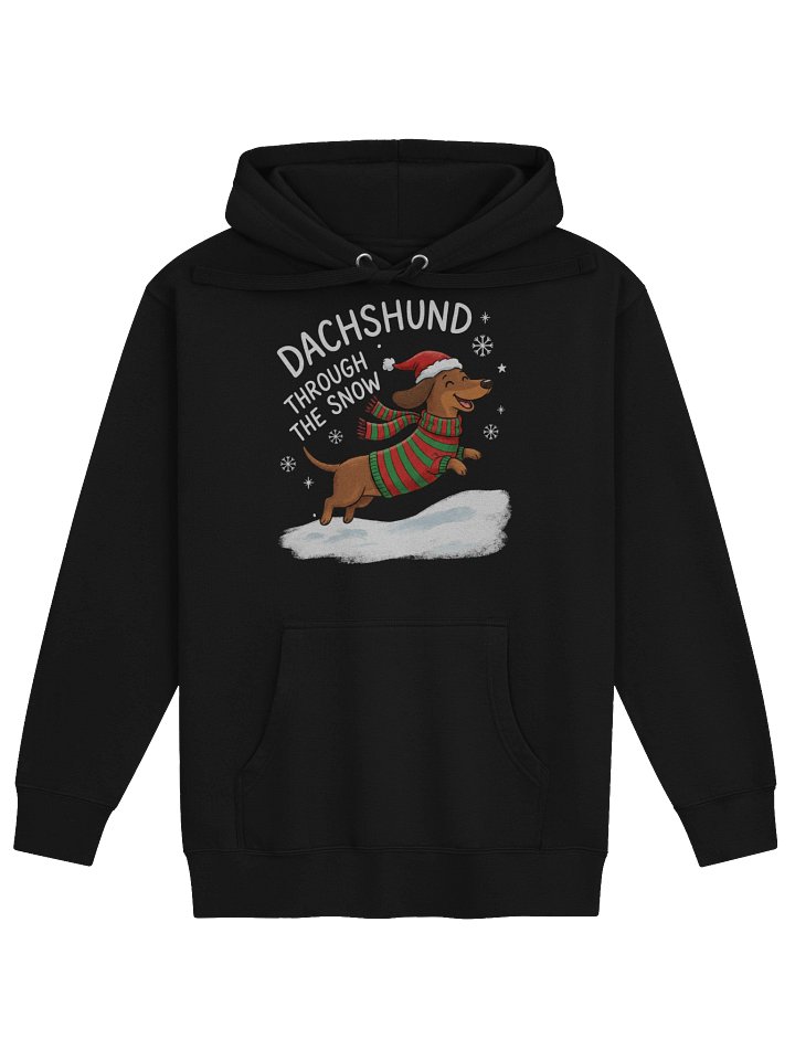Snow Doxie hoodie product image (5)